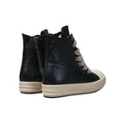 Wide Laced High-Top Sneakers