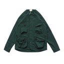Veste cargo patchwork en jean