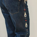 Diamond Rock Flared Selvedge Jeans