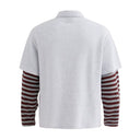 Fake-Two Piece Layered Polo
