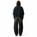 Vintage Leopard Wide Leg Jeans