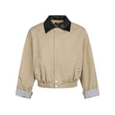 Veste cargo patchwork en jean