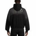 Gradient Distressed Grunge Hoodie