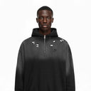 Gradient Distressed Grunge Hoodie