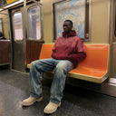 Gradient Distressed Grunge Hoodie