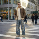 Vintage Wash Baggy Jeans