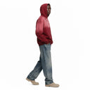 Gradient Distressed Grunge Hoodie