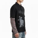 Fake-Two Piece Layered Polo