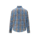 Ripped Frayed Plaid Shirt