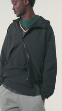 Off Plaid Windbreaker Jacket