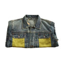 Mustard and Gold Denim Jacket