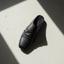 Draped Leather Loafer