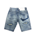 Yams Distressed Denim Shorts