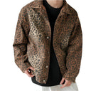 Sunburst Leopard Denim Jacket