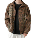 Sunburst Leopard Denim Jacket