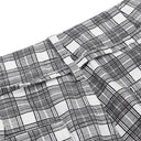 The Belted Plaid Wide Leg pant