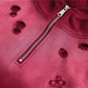 Gradient Distressed Grunge Hoodie